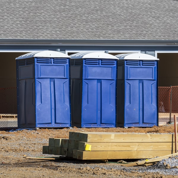 are there different sizes of portable toilets available for rent in Winchester